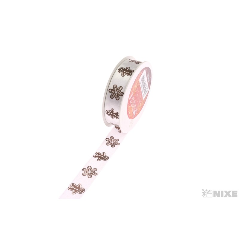 STUHA PERNÍČEK 25mmx25m*BÍLÁ+HNĚDÁ