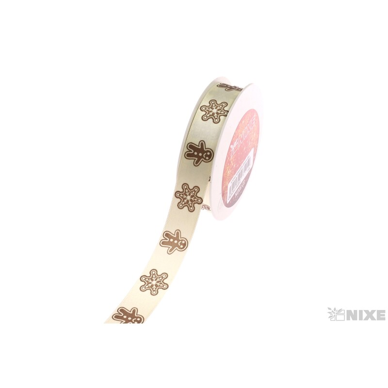 STUHA PERNÍČEK 25mmx25m*KRÉMOVÁ+HNĚDÁ