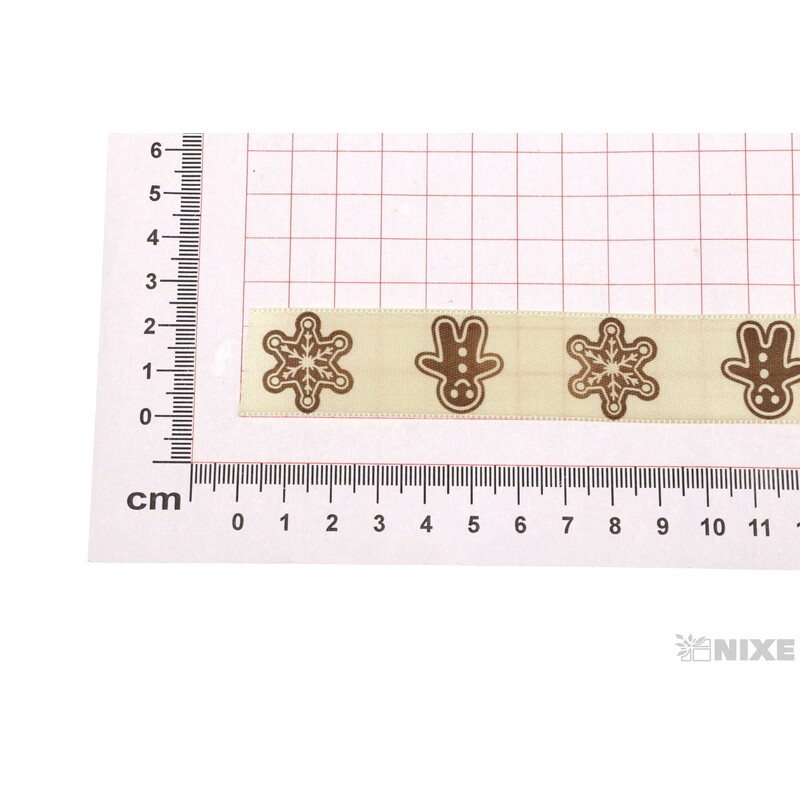 STUHA PERNÍČEK 25mmx25m*KRÉMOVÁ+HNĚDÁ