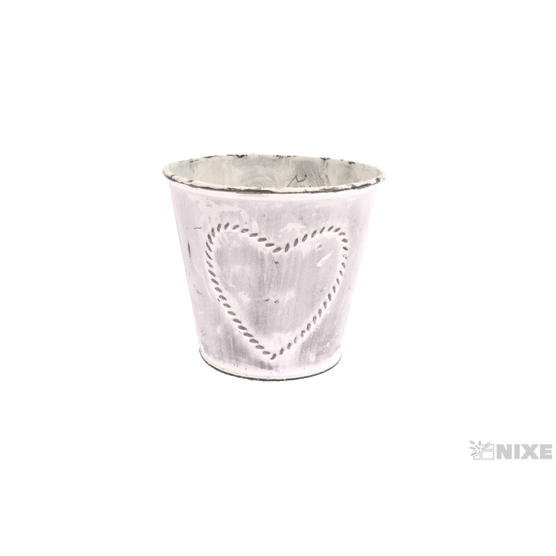 PLECHOVÝ OBAL 11x10cm*BÍLÁ