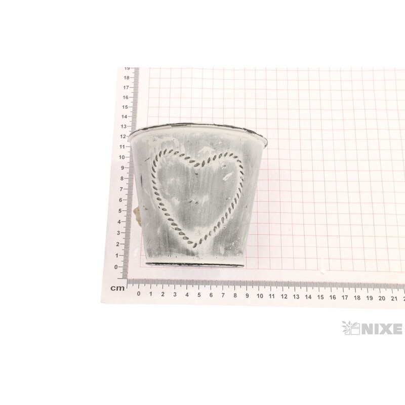 PLECHOVÝ OBAL 11x10cm*BÍLÁ