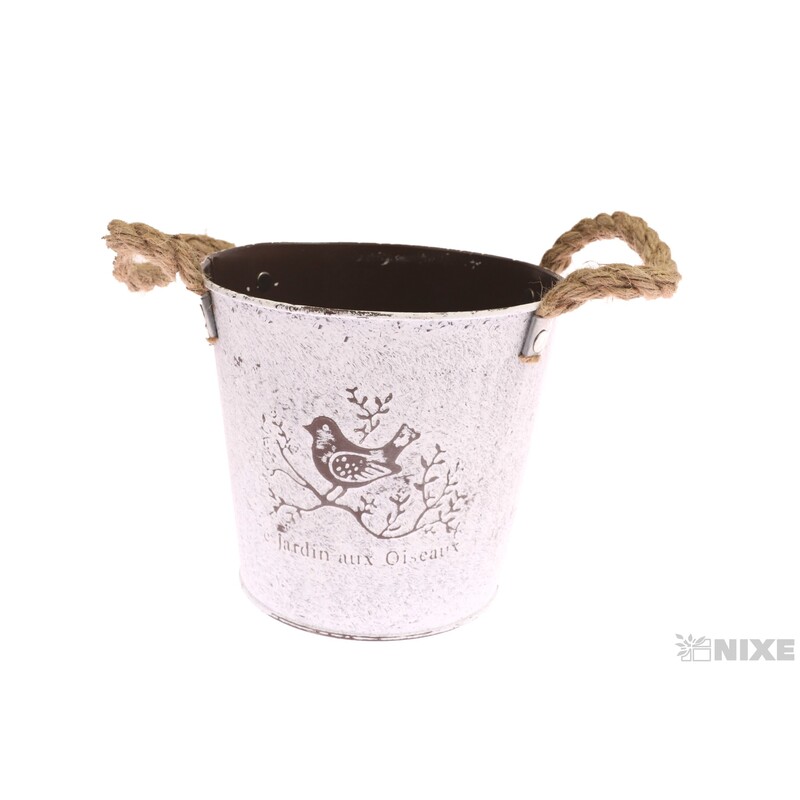 PLECHOVÝ OBAL 15x14cm*BÍLÁ