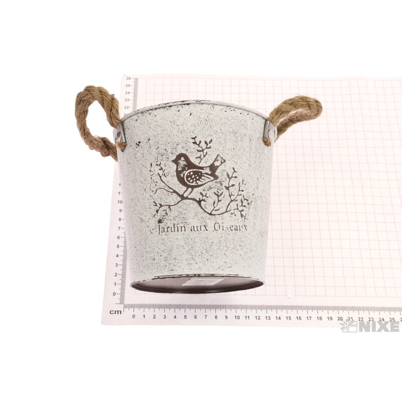 PLECHOVÝ OBAL 15x14cm*BÍLÁ