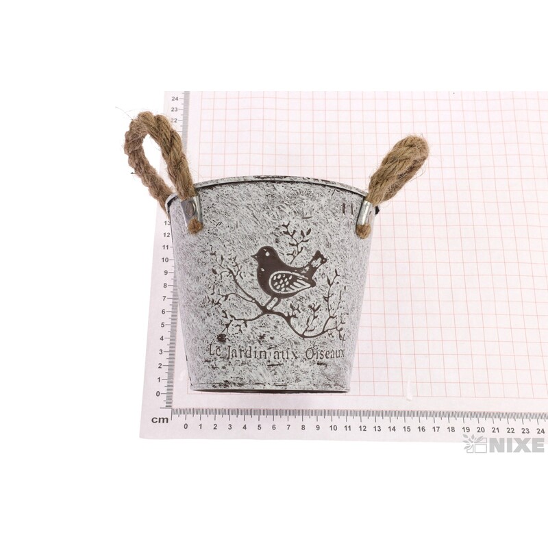 PLECHOVÝ OBAL 14x12cm*BÍLÁ