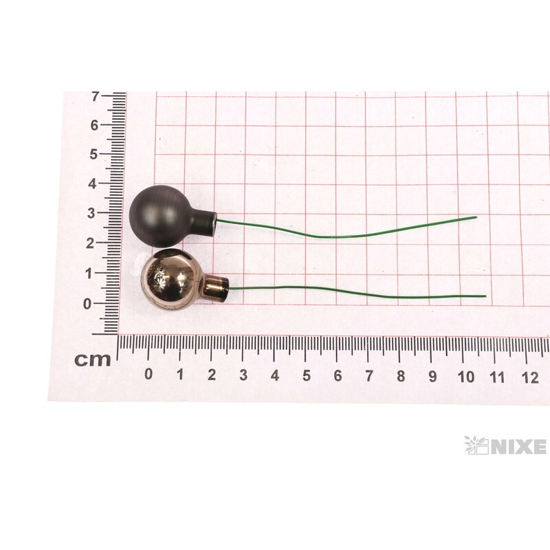 KOULE NA DR. 2x10,5cm 144ks MIX*HNĚDÁ TM.