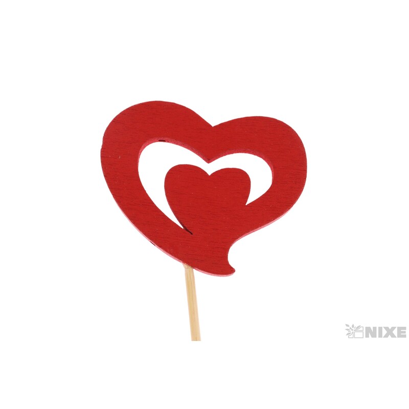 ZÁPICH SRDCE 12ks 7x35cm*MIX BAREV