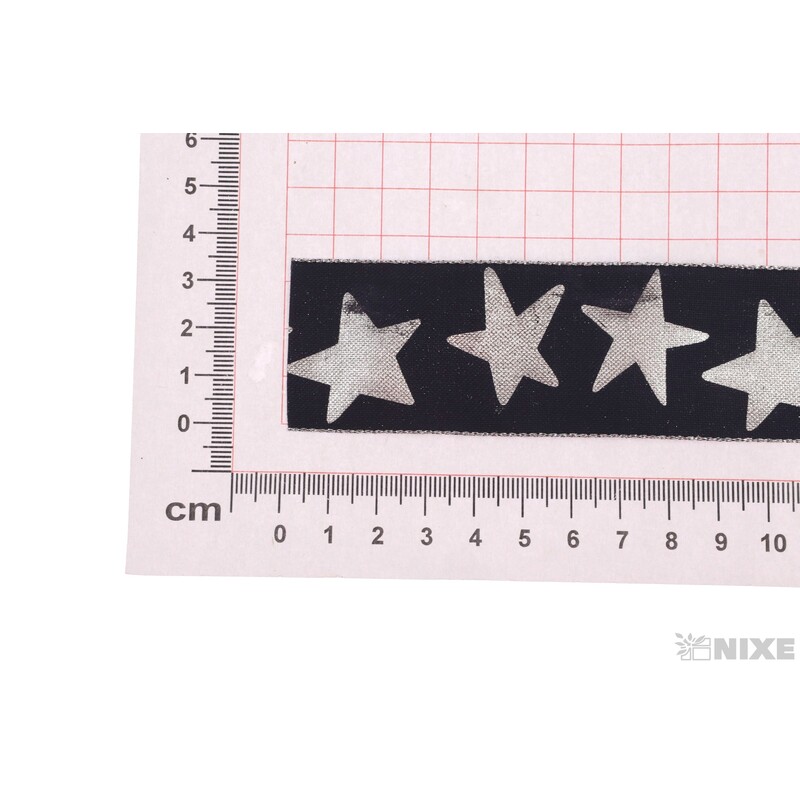 STUHA HVĚZDIČKA 35mmx10m*MODRÁ+STŘÍBRNÁ