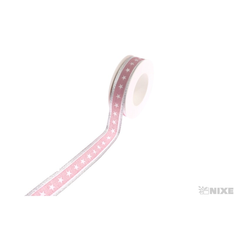 STARS 25mmx20m 6335*RŮŽOVÁ 246
