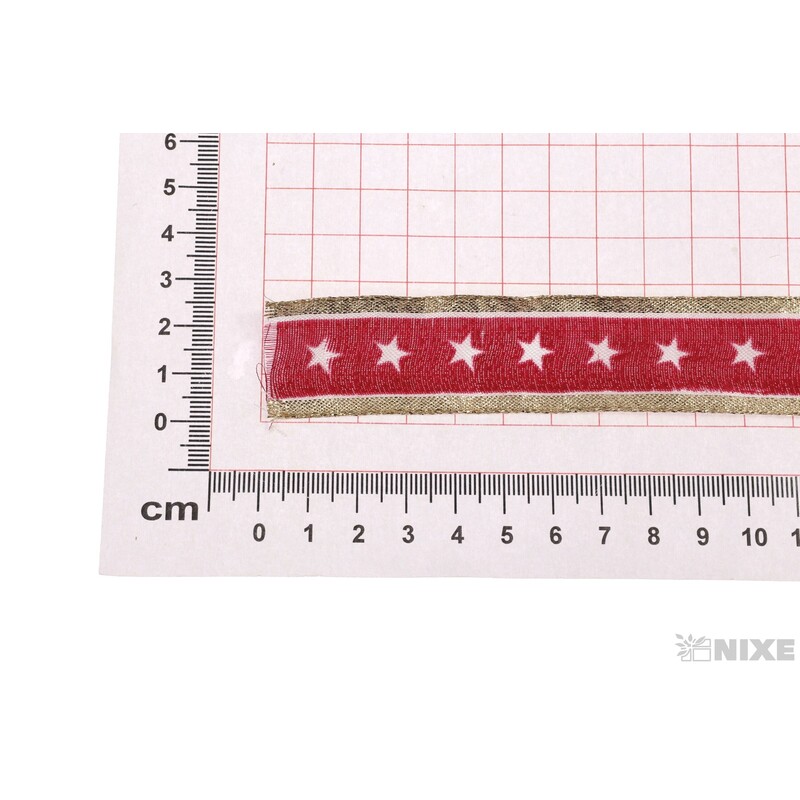 STARS 25mmx20m 6335*ČERVENÁ 707