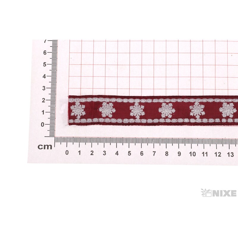FIOCCO 25mmx20m 6214*BORDOVÁ 193