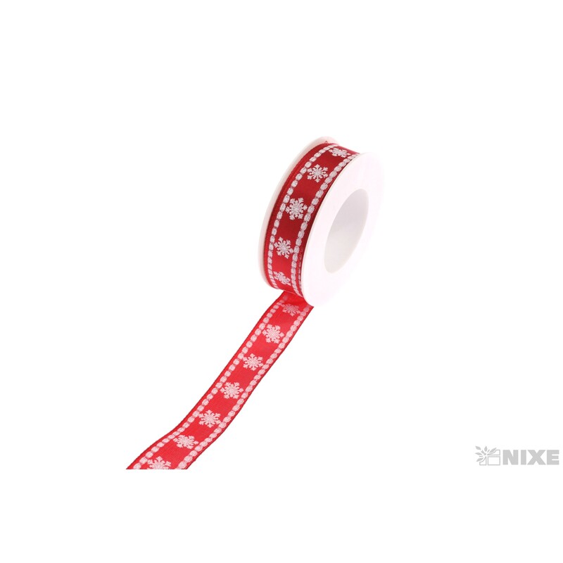 FIOCCO 25mmx20m 6214*ČERVENÁ 007