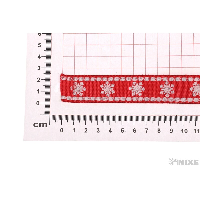 FIOCCO 25mmx20m 6214*ČERVENÁ 007