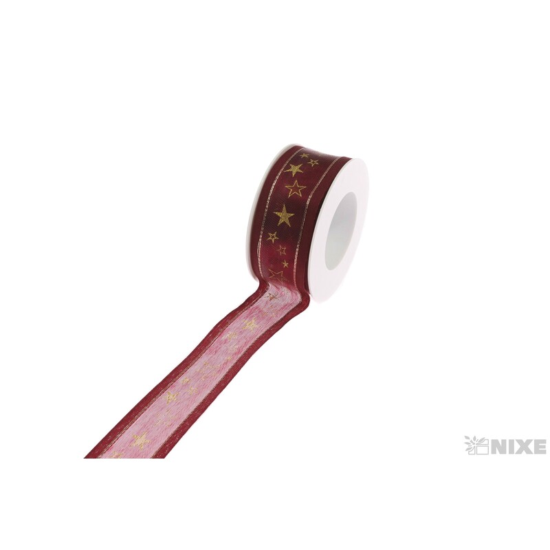 STERNREGEN 40mmx20m 6242*BORDOVÁ 534