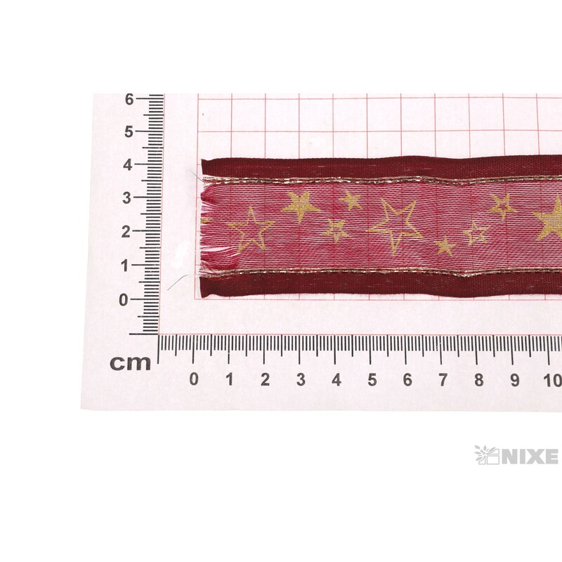 STERNREGEN 40mmx20m 6242*BORDOVÁ 534