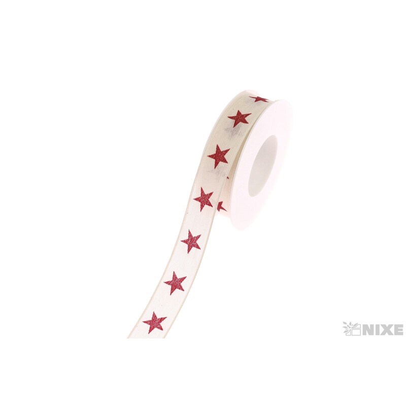 BELGRAD 25mmx20m 6348*KRÉMOVÁ+ČERVENÁ 158