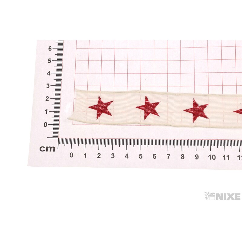 BELGRAD 25mmx20m 6348*KRÉMOVÁ+ČERVENÁ 158