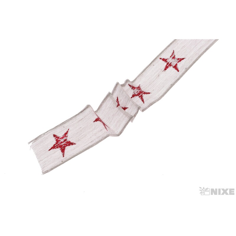 BELGRAD 25mmx20m 6348*STŘÍBRNÁ+ČERVENÁ 130