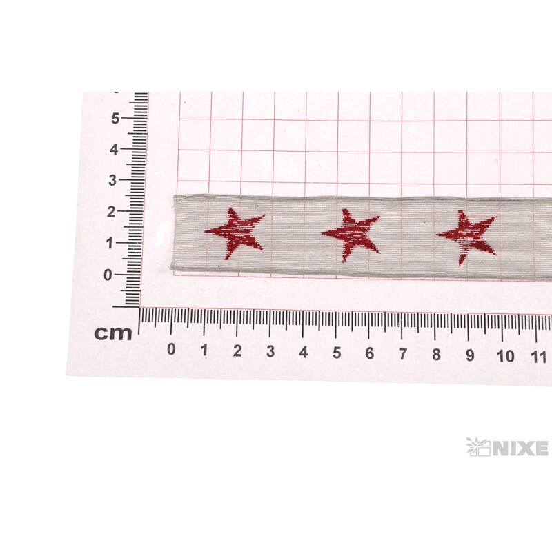 BELGRAD 25mmx20m 6348*STŘÍBRNÁ+ČERVENÁ 130