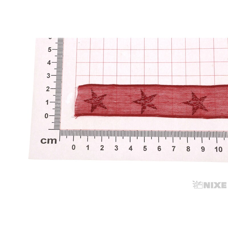 BELGRAD 25mmx20m 6348*VÍNOVÁ+ČERVENÁ 607