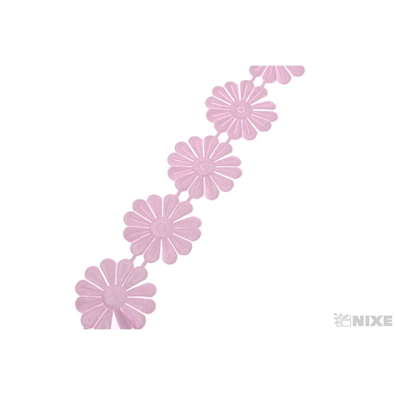 STUHA KVĚT 25mmx7yd*RŮŽOVÁ