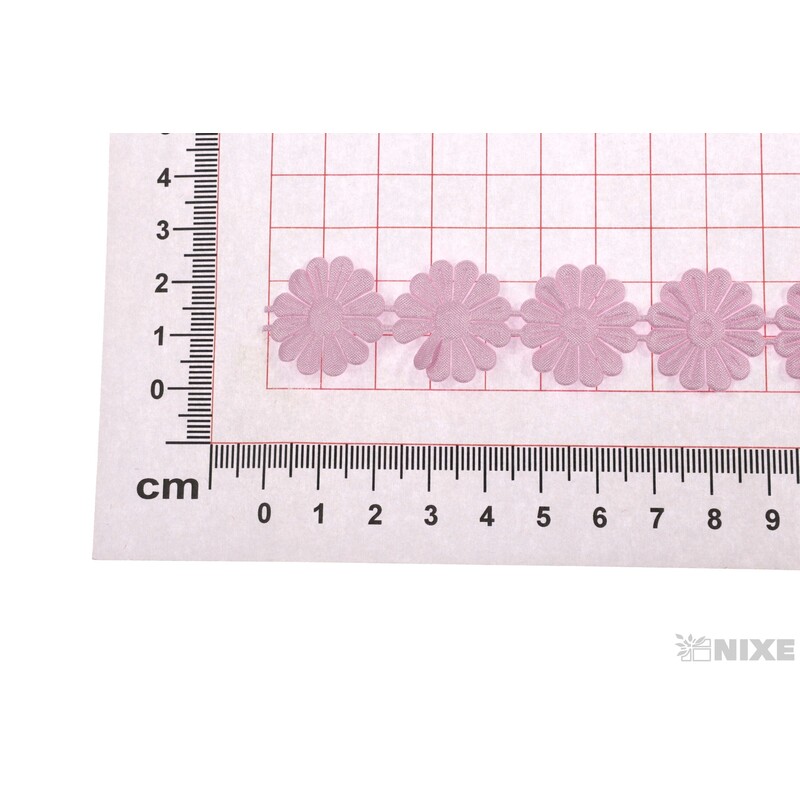 STUHA KVĚT 25mmx7yd*RŮŽOVÁ