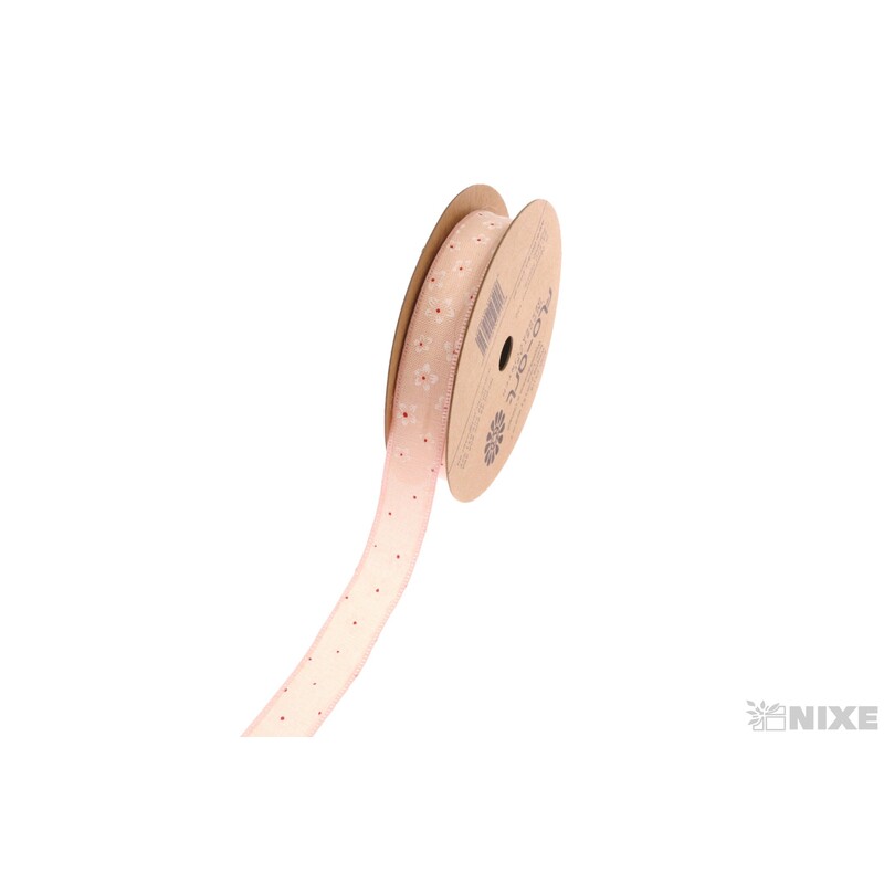 STUHA KVĚT 20mmx5yd*RŮŽOVÁ