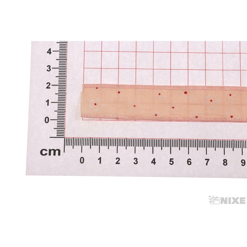 STUHA KVĚT 20mmx5yd*RŮŽOVÁ