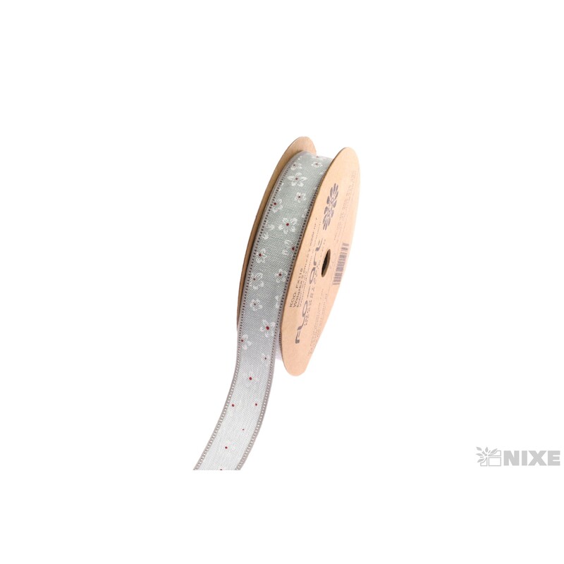 STUHA KVĚT 20mmx5yd*ŠEDÁ