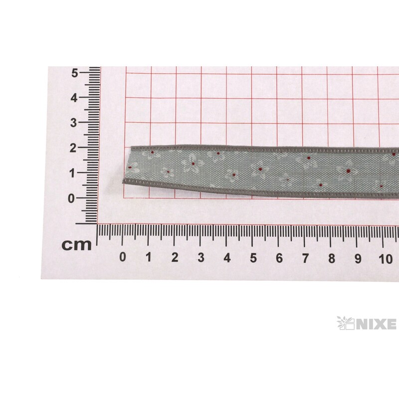 STUHA KVĚT 20mmx5yd*ŠEDÁ