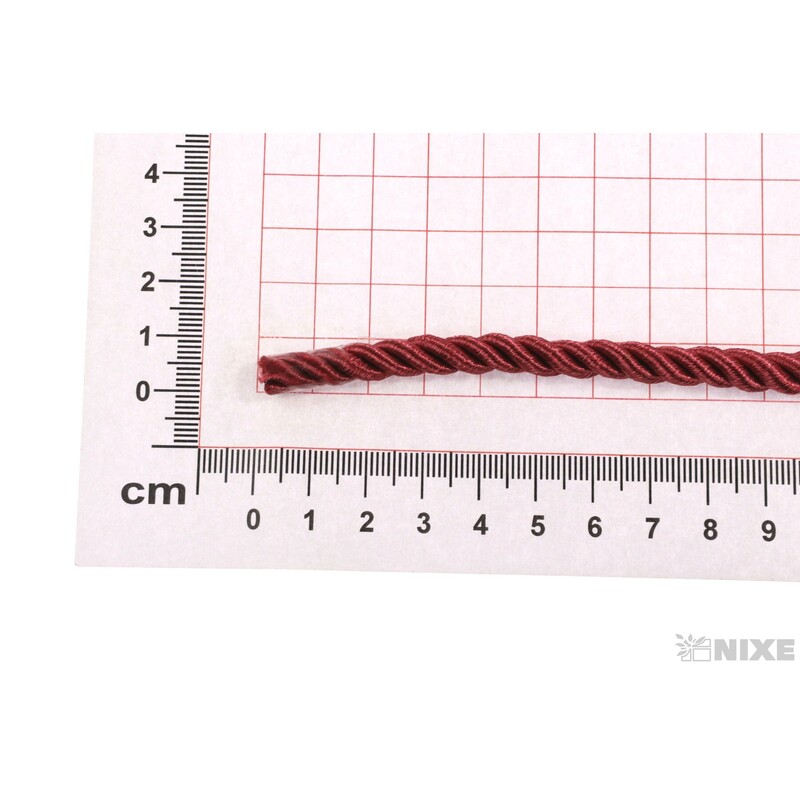 PROVÁZEK 7mmx5yd*VÍNOVÁ TM.