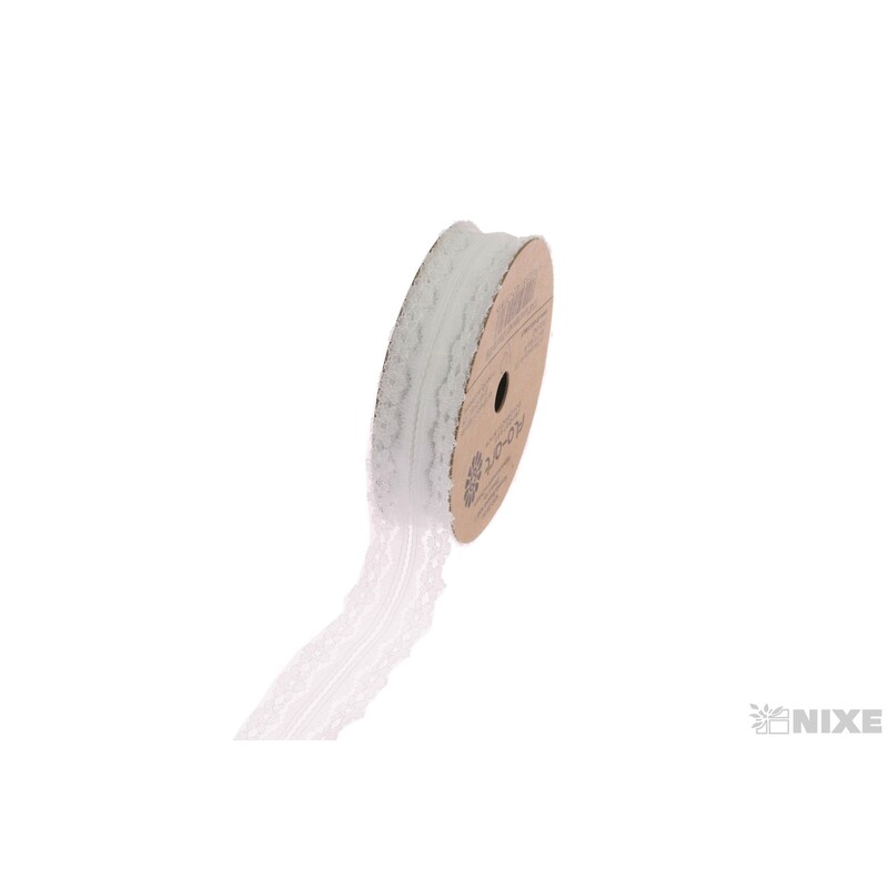 STUHA KRAJKA 25mmx10yd*BÍLÁ