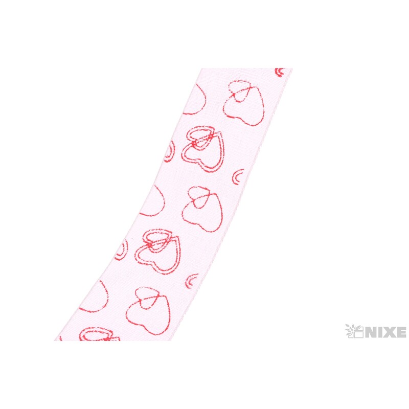 STUHA VALENTÝN 25mmx25yd*ČERVENÁ