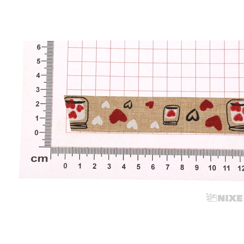 STUHA VALENTÝN 25mmx10yd*MIX BAREV