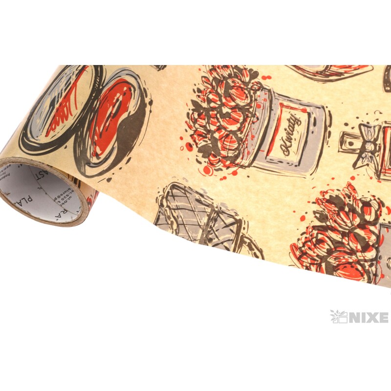 ROLE PAPÍR 50cmx10m*MIX BAREV