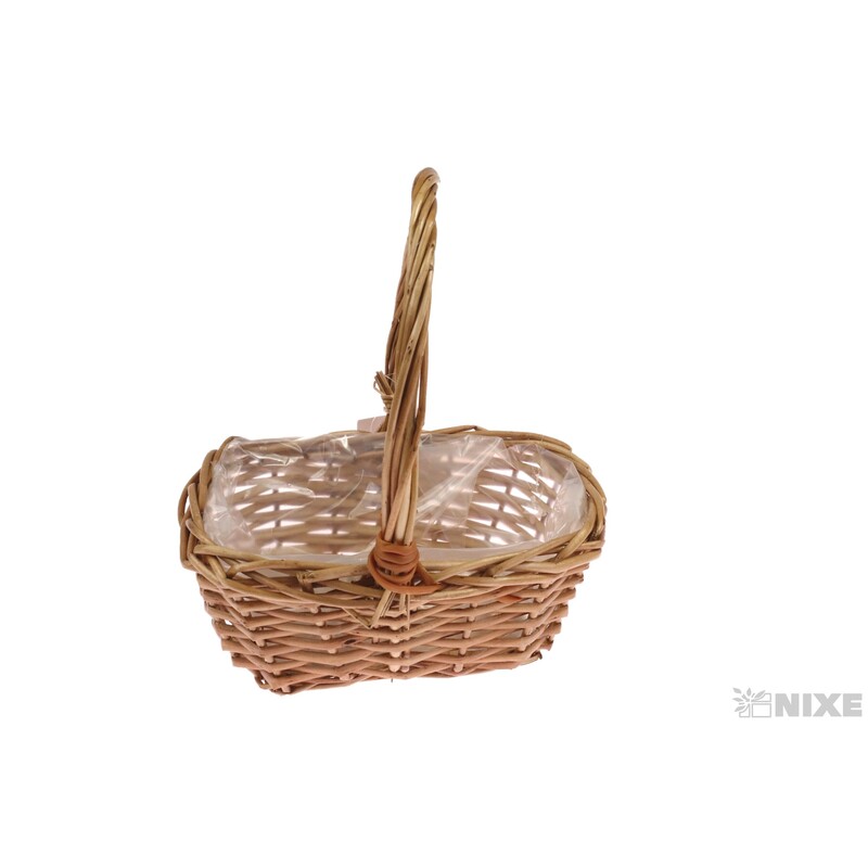 KOŠ RATTAN 20x15xx8x29cm*PŘÍRODNÍ