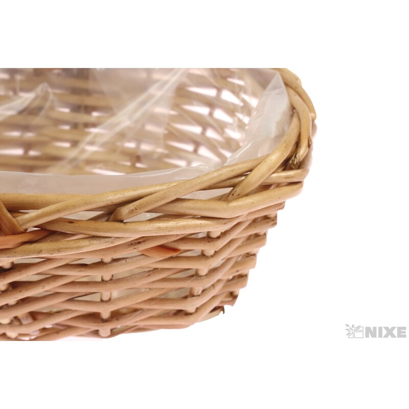 KOŠ RATTAN 20x15xx8x29cm*PŘÍRODNÍ