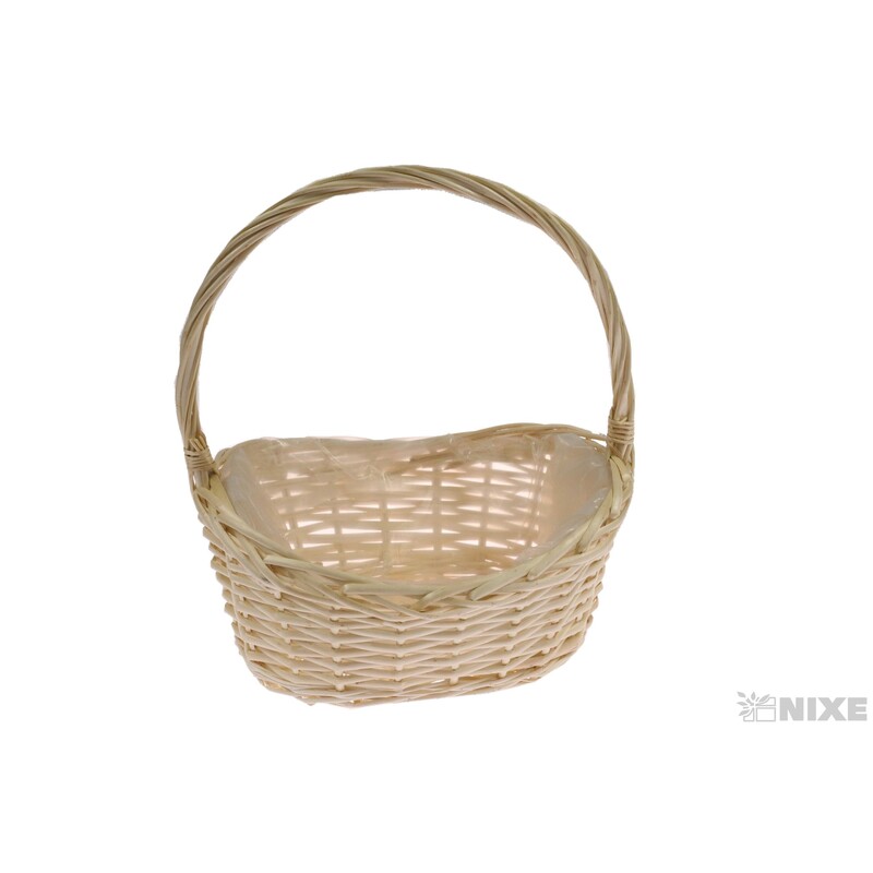 KOŠ RATTAN 27x12x35cm*KRÉMOVÁ
