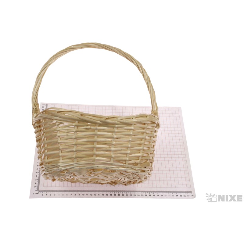 KOŠ RATTAN 27x12x35cm*KRÉMOVÁ