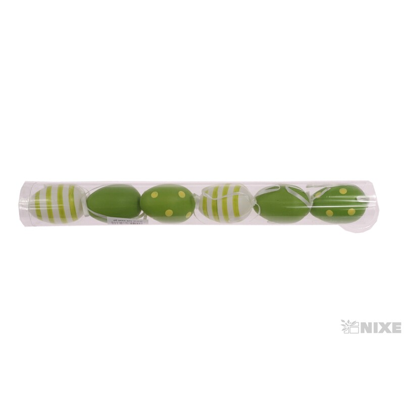 VAJÍČKA 6ks 5,5cm*MIX BAREV