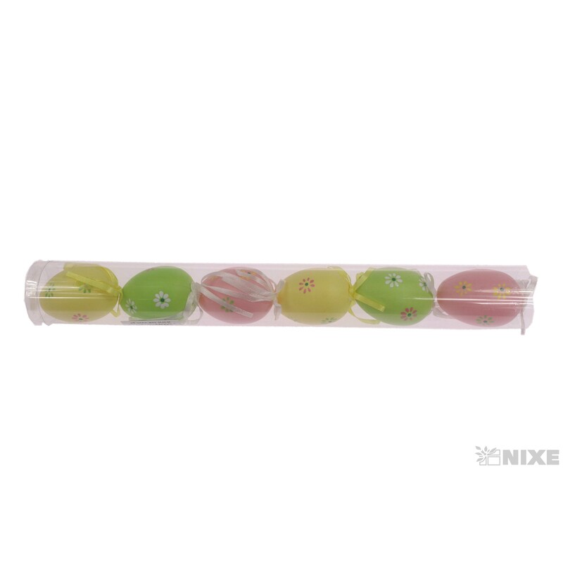 VAJÍČKA 6ks 5,5cm*MIX BAREV