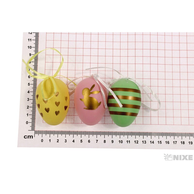 VAJÍČKA 6ks 5,5cm*MIX BAREV