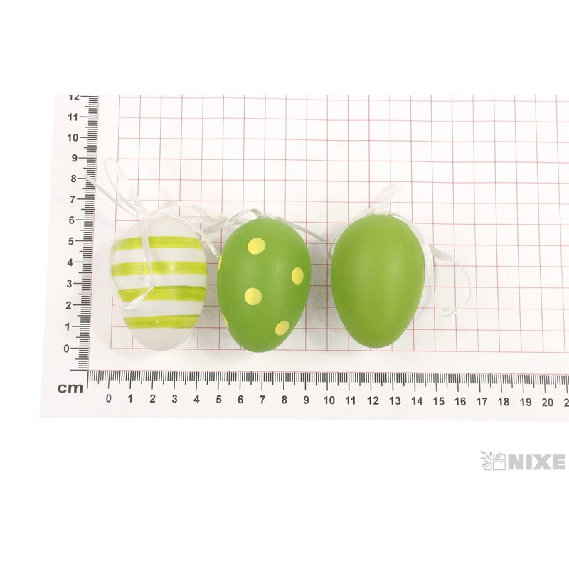 VAJÍČKA 6ks 5,5cm*MIX BAREV