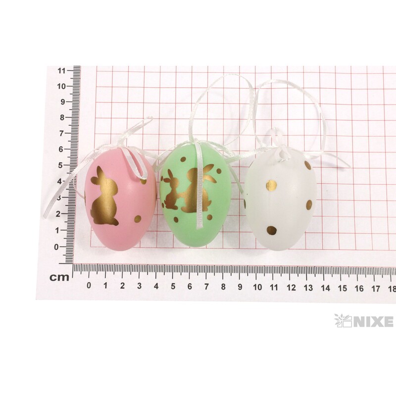 VAJÍČKA 6ks 5,5cm*MIX BAREV