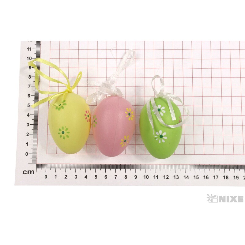 VAJÍČKA 6ks 5,5cm*MIX BAREV