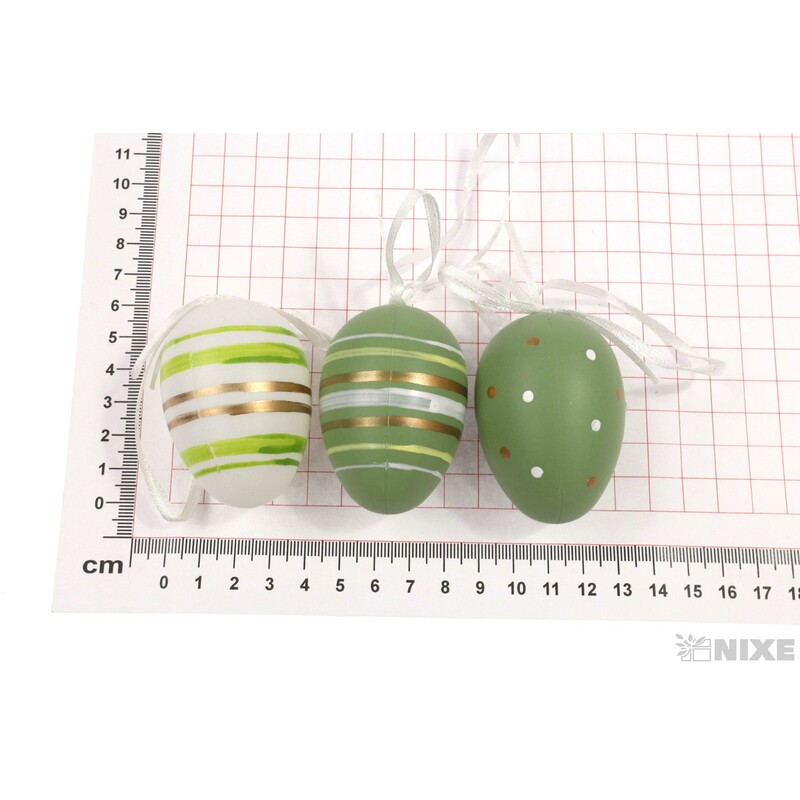 VAJÍČKA 6ks 5,5cm*MIX BAREV