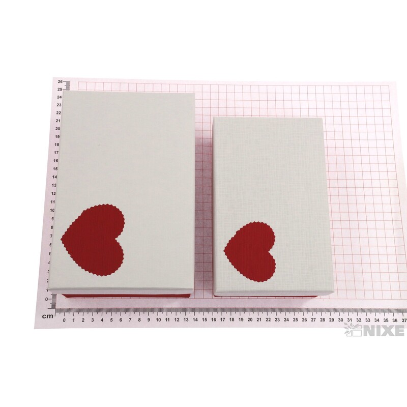 KRABICE 22x15x9cm 20x13x8 18x11x6*MIX BAREV