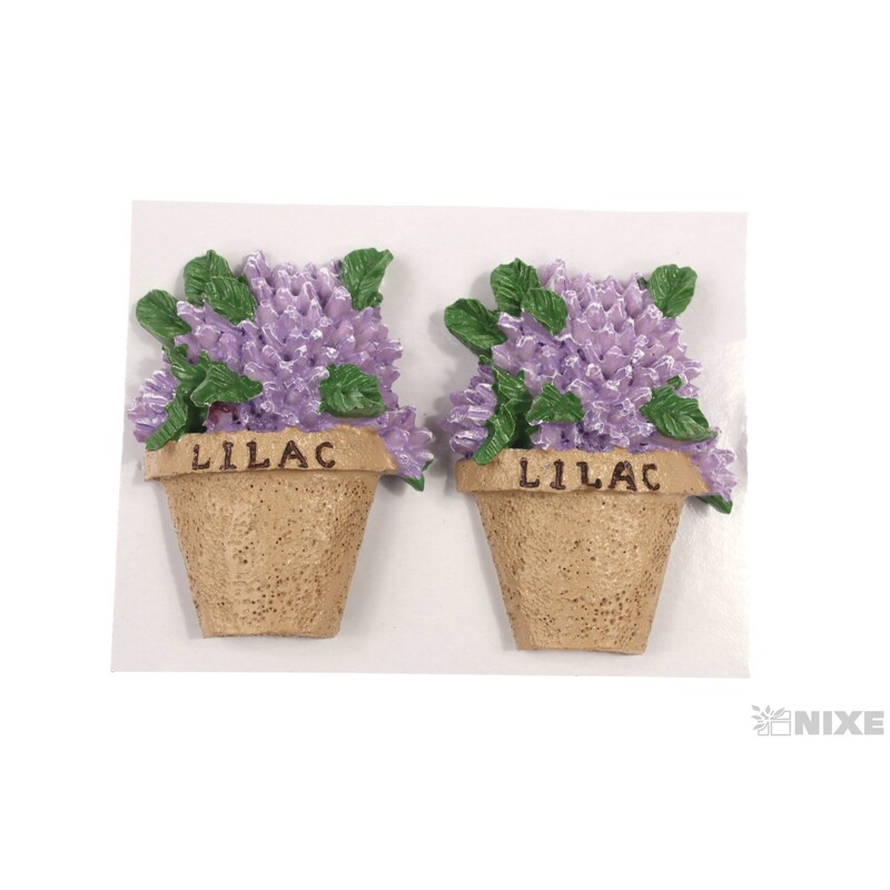 KVÍTEK NALEP. 3,5x6cm 2ks*MIX BAREV