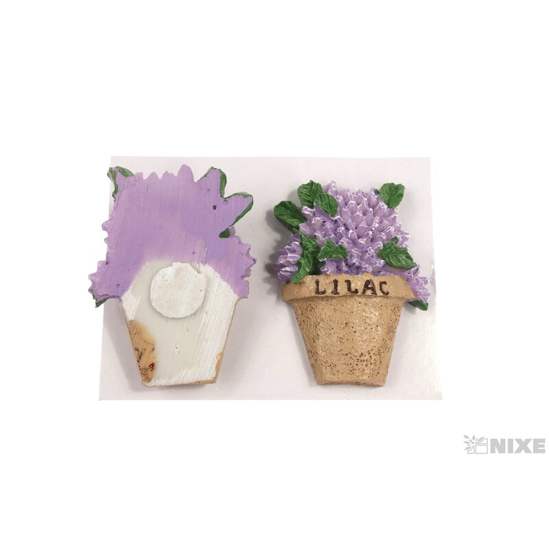 KVÍTEK NALEP. 3,5x6cm 2ks*MIX BAREV