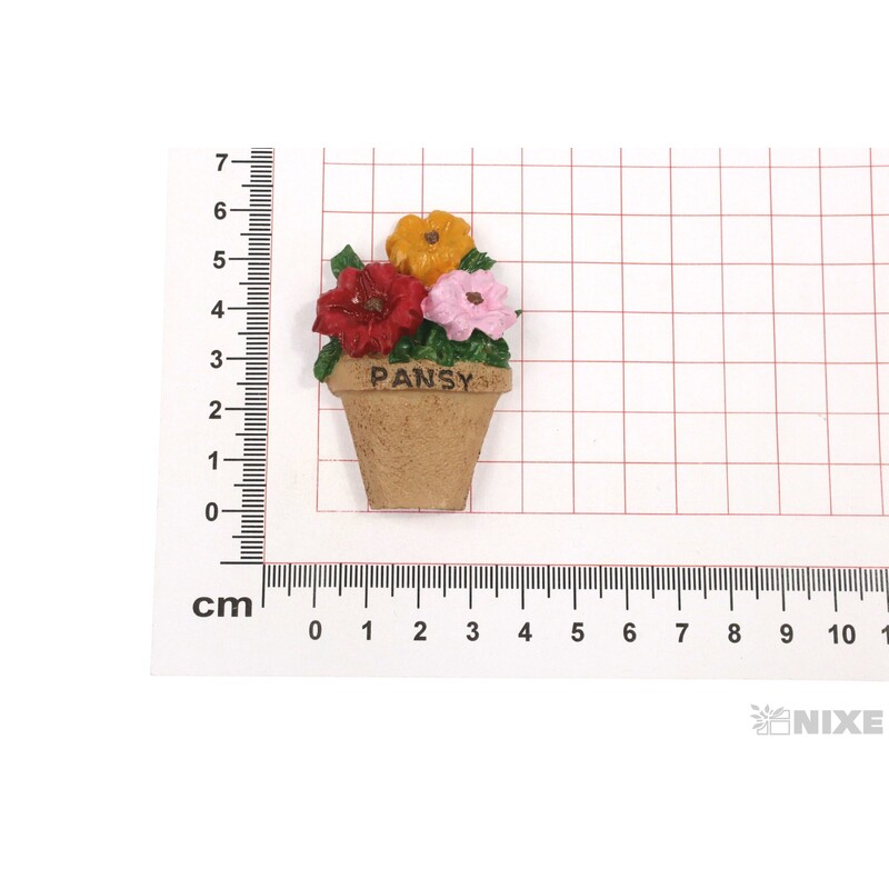 KVÍTEK NALEP. 3,5x6cm 2ks*MIX BAREV