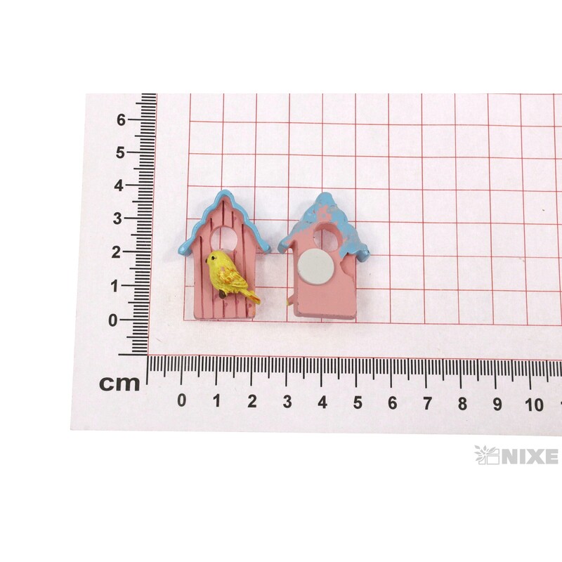 BUDKA NALEP. 2,5x3cm 6ks*MIX BAREV